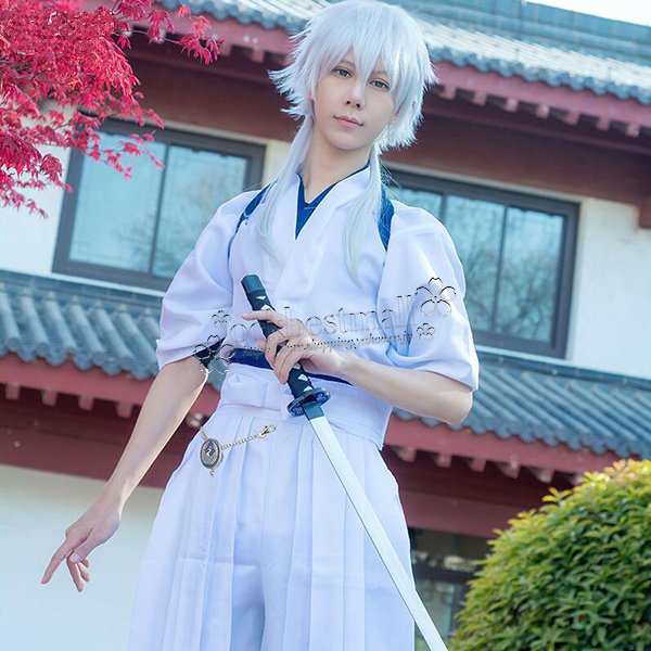 刀剣乱舞 鶴丸国永 内番 コスプレ 衣装 - コスプレ